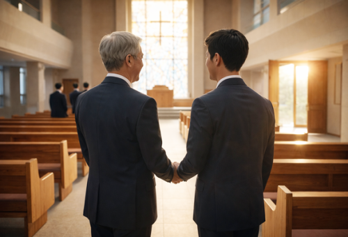 은퇴 목회자가 늘어나는 가운데 건강한 세대교체를 위한 한국교회 차원의 점검이 요구되고 있다.   (AI 생성이미지)